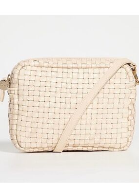 Clare V Midi Sac in in Cream Woven